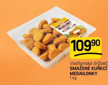 SMAŽENÉ KUŘECÍ MEDAILONKY 1 kg 