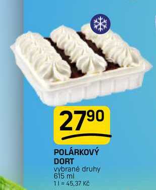 POLÁRKOVÝ DORT vybrané druhy 615 ml