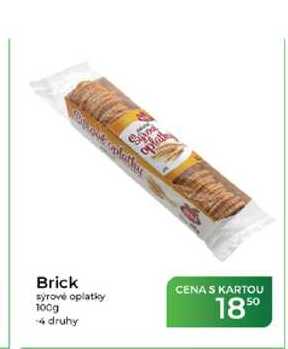 Brick syrové oplatky 100g