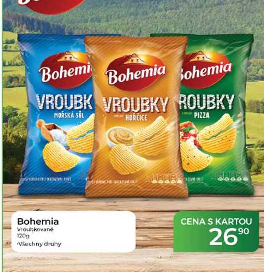 Bohemia Vroubkované 120g