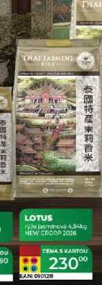 LOTUS rýže 4,5 kg