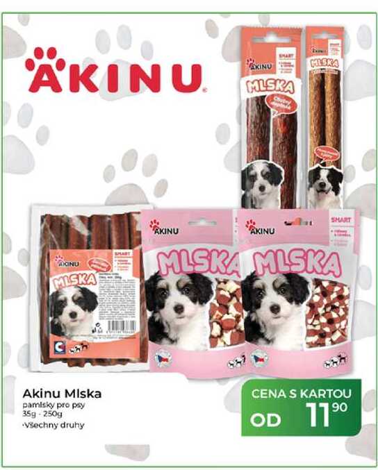 Akinu Miska pamlsky pro psy 35g-250g