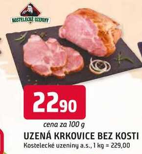 UZENÁ KRKOVICE BEZ KOSTI 100g