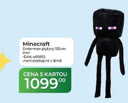 Minecraft Enderman plyšový 135cm