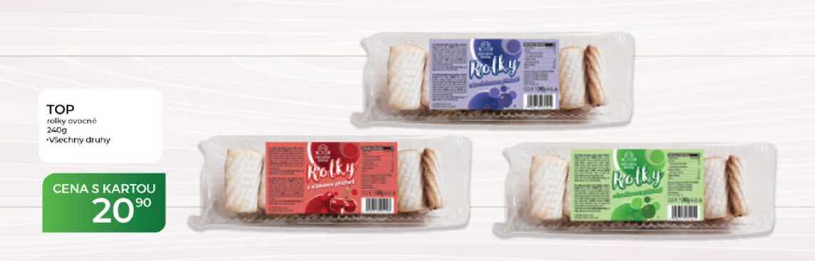 TOP rolky ovocné 240g