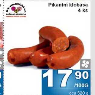 Pikantni klobása 100g