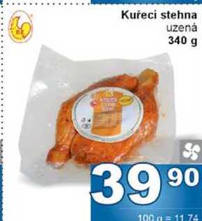 Kuřecí stehna uzená 340 g 