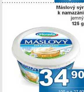 Máslový sýr k namazání jemný 125g