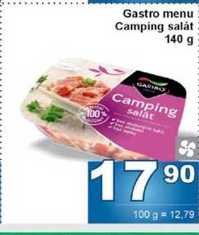 Gastro menu Camping salát 140 g