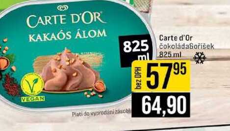 Carte d'Or čokoláda&oříšek ml 825 ml 