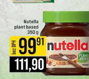 Nutella plant based 350 g