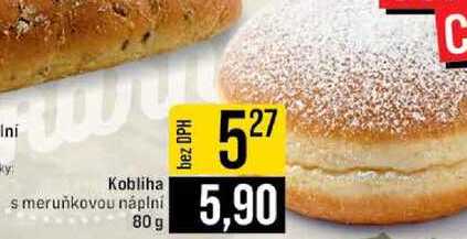 Kobliha s meruňkovou náplní 80 g