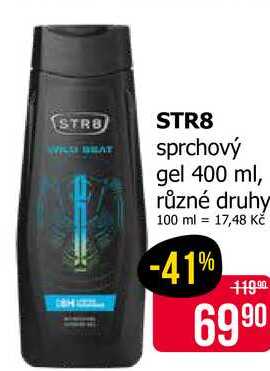 STR8 sprchový gel, vybrané druhy 400ml