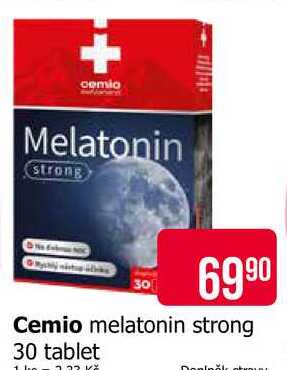 Cemio melatonin strong 30 tablet 