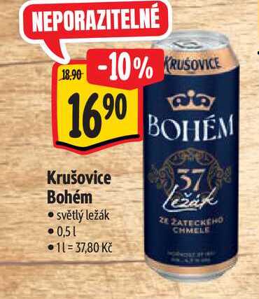 Krušovice Bohém 0,5 l