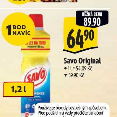 Savo Original 1,2 l