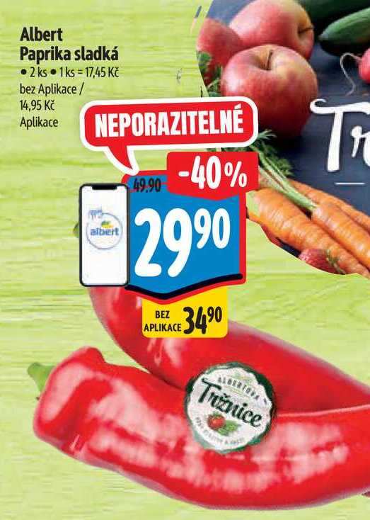 Albert Paprika sladká 2 ks