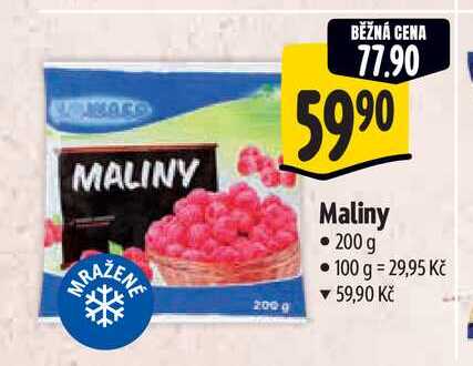 Maliny 200 g