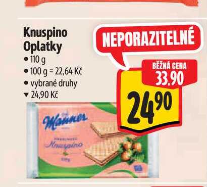 Knuspino Oplatky 110 g