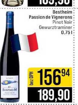 Bestheim Passion de Vignerons Pinot Noir Gewurztraminer 0,75l