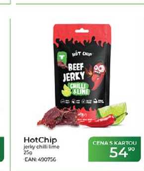 HotChip jerky chilli lime 25g