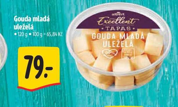 Gouda mladá uleželá 120 g