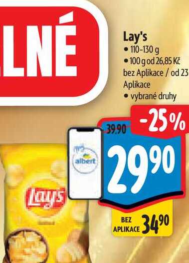  Lay's  110-130 g   