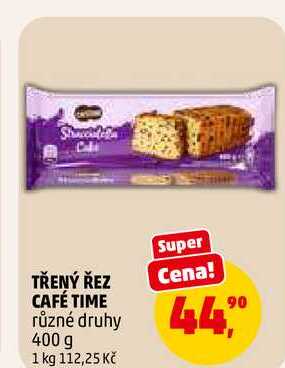 TŘENÝ ŘEZ CAFÉ TIME, 400 g 