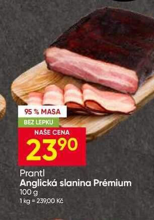 Anglická slanina Prémium 100 g