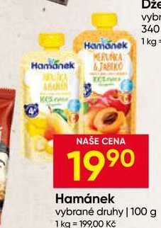 Hamánek vybrané druhy 100 g
