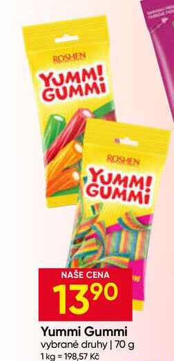 Yummi Gummi vybrané druhy 70 g 