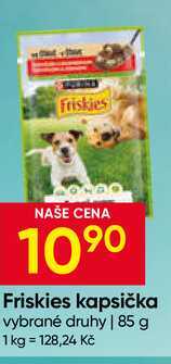 Friskies kapsička vybrané druhy 85 g