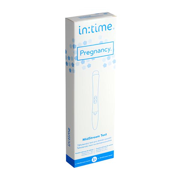 Intime Pregnancy MidStream Těhotenský test