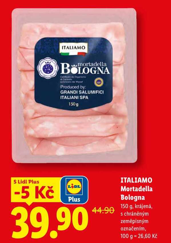 ITALIAMO Mortadella Bologna, 150 g