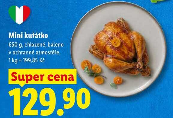 Mini kuřátko, 650 g