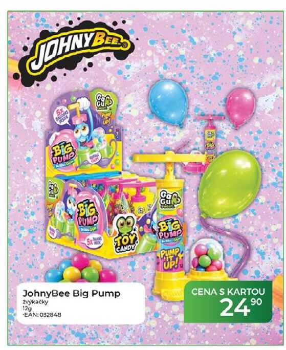 JohnyBee Big Pump žvýkačky 12g