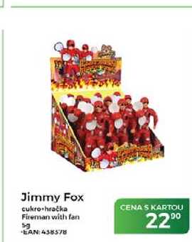 Jimmy Fox cukro hračka Fireman with fan 5g