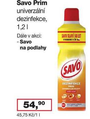 Savo Prim 1,2 l