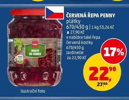 ČERVENÁ ŘEPA PENNY, 670 g