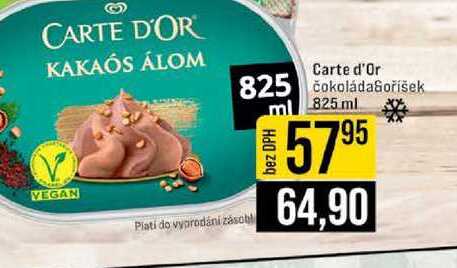 Carte d'Or čokoláda oříšek 825 ml