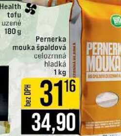 Pernerka mouka špaldová celozrnná hladká 1kg