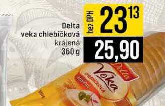 Delta veka chlebíčková krájená 360 g 