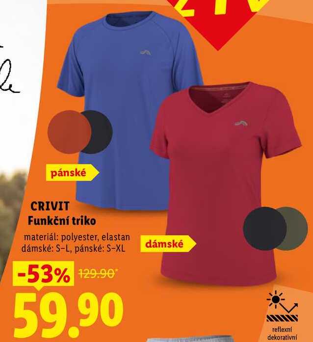 CRIVIT Funkční triko 