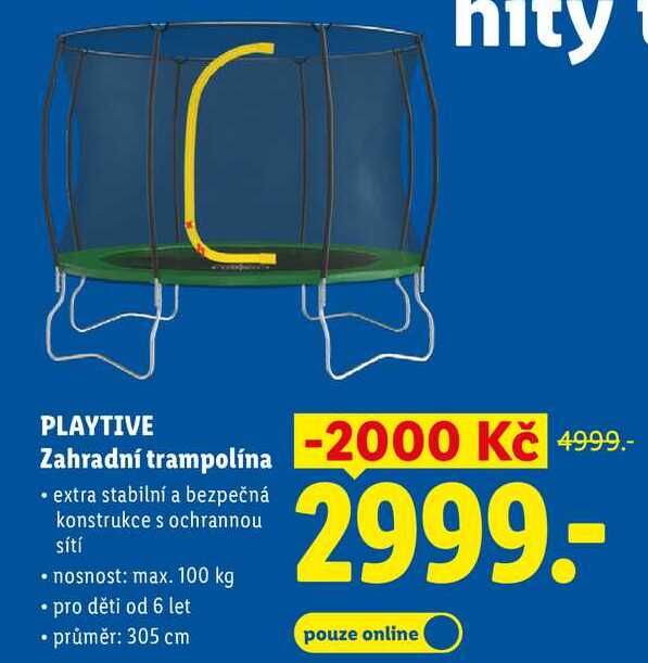 PLAYTIVE Zahradní trampolína