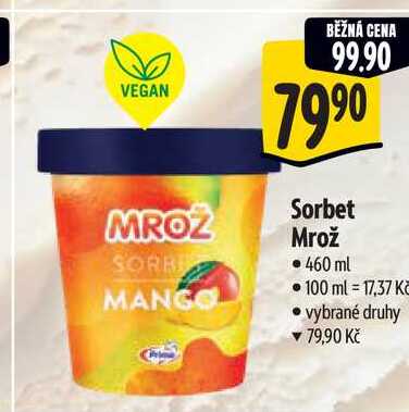 Sorbet Mrož, 460 ml 