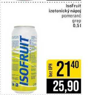 IsoFruit izotonický nápoj pomeranč grep 0,5l
