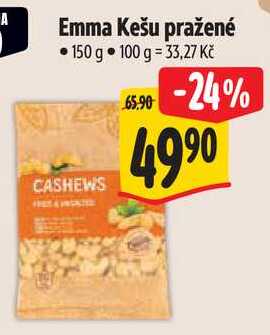 Emma Kešu pražené, 150 g