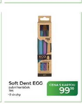 Soft Dent EGG zubní kartáček 3ks