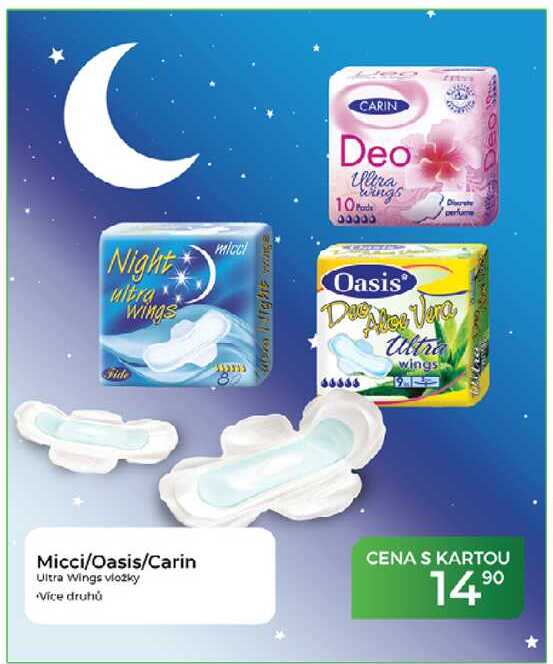 Micci/Oasis/Carin Ultra Wings vložky