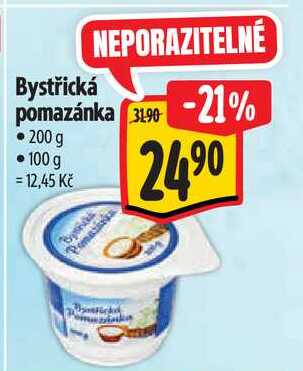 Bystřická pomazánka, 200 g